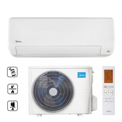 Midea MEX-24-SP All Easy Pro, 7,1kW, hűtő-fűtő oldalfali split klíma szett, A+++/A+, Wifi, R32 - Split klíma