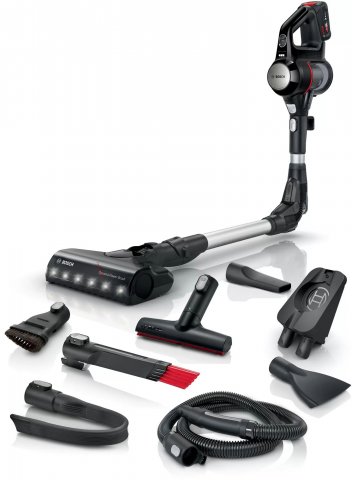 Bosch BCS711EXT Unlimited 7 akkumulátoros porszívó, 18V, 3Ah, fekete - Porszívó, takarítógép