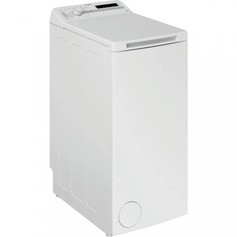 Whirlpool TDLR6040S EU/N felültöltős mosógép, 6kg, 1000 fordulat, kijelző, C, fehér - Felültöltős mosógép