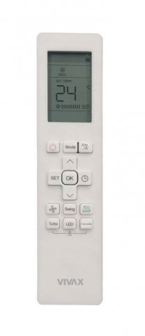 Vivax ACP12CH35AEHI+Gold oldalfali inverteres hűtő-fűtő design split klíma szett, 3,5kW, A+++/A++, csepptálca fűtés, Wifi ready - Split klíma