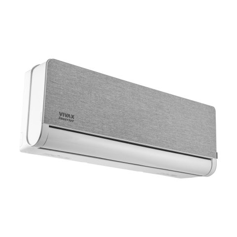 Vivax ACP12CH35AEHI+Silver oldalfali inverteres hűtő-fűtő design split klíma szett, 3,5kW, A+++/A++, csepptálca fűtés, Wifi ready - Split klíma