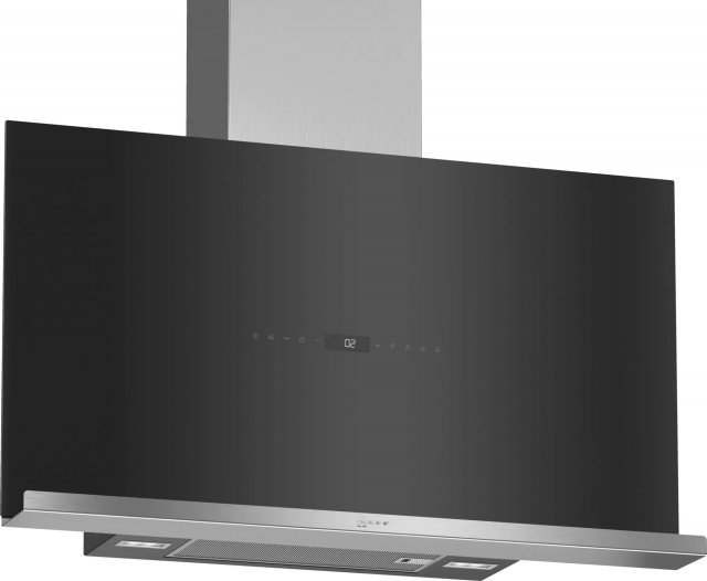 Neff D95FRW1S1 falra szerelhető páraelszívó, 90cm, fekete üveg - Páraelszívó