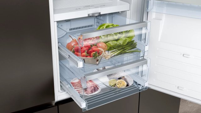 Neff KI8416DE0 N90 beépíthető hűtőszekrény ajándék Bosch TAT3P420 kenyérpirítóval, 187 liter, E - Beépíthető hűtő, fagyasztó, borhűtő