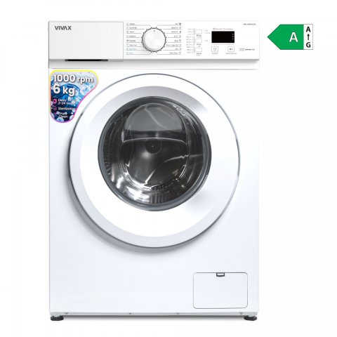 Vivax WFL100616CDSI keskeny elöltöltős mosógép, 6Kg, 1000 fordulat, A - Elöltöltős mosógép, mosó-szárító