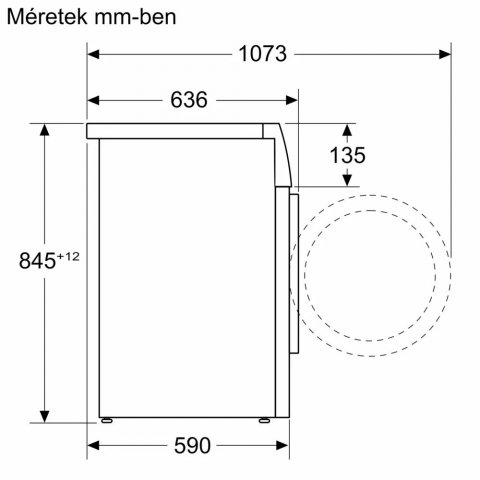 Bosch WGG244ZREU elöltöltős mosógép, 9kg, 1400 fordulat, A, Iron Assist, Öntöttvas szürke - Elöltöltős mosógép, mosó-szárító
