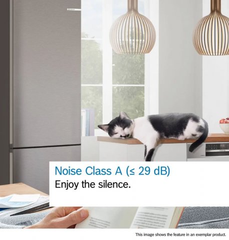 Bosch KGN392LAG kombinált hűtőszekrény, 260+103 liter, A, NoFrost, festett inox szín - Szabadonálló hűtő, hűtőszekrény
